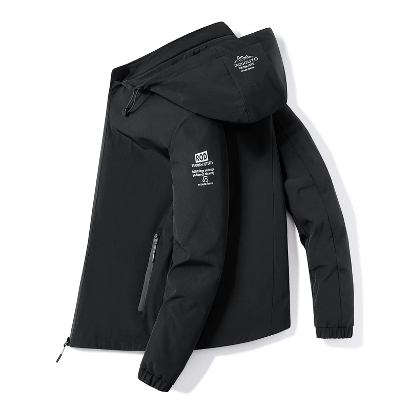 Hooded Jackets Hip Hop Streetwear Man Casual Coats Trendy Thin Solid Color Sport Autumn Black Windbreaker Spring Mens Jacket
Hooded Jackets Hip Hop Streetwear Man Casual Coats Trendy Thin Solid Color Sport Autumn Black Windbreaker Spring Mens Jacket