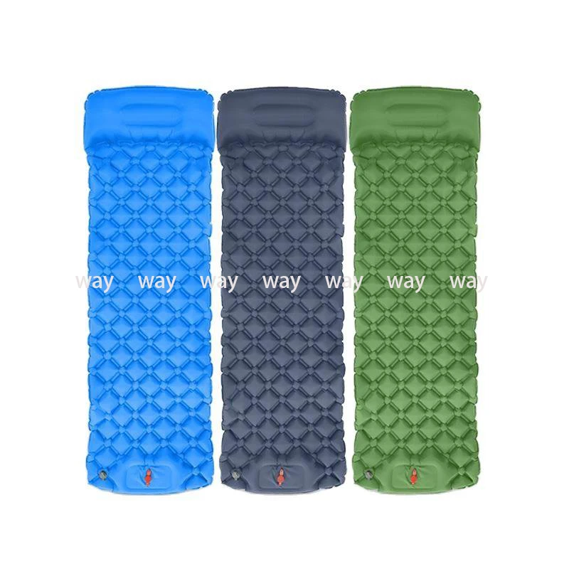 Outdoor Camping Sleeping Pad Inflatable Mattress with Pillows Ultralight Air Mat Built-in Inflator Pump Travel Hiking
Outdoor Camping Sleeping Pad Inflatable Mattress with Pillows Ultralight Air Mat Built-in Inflator Pump Travel Hiking