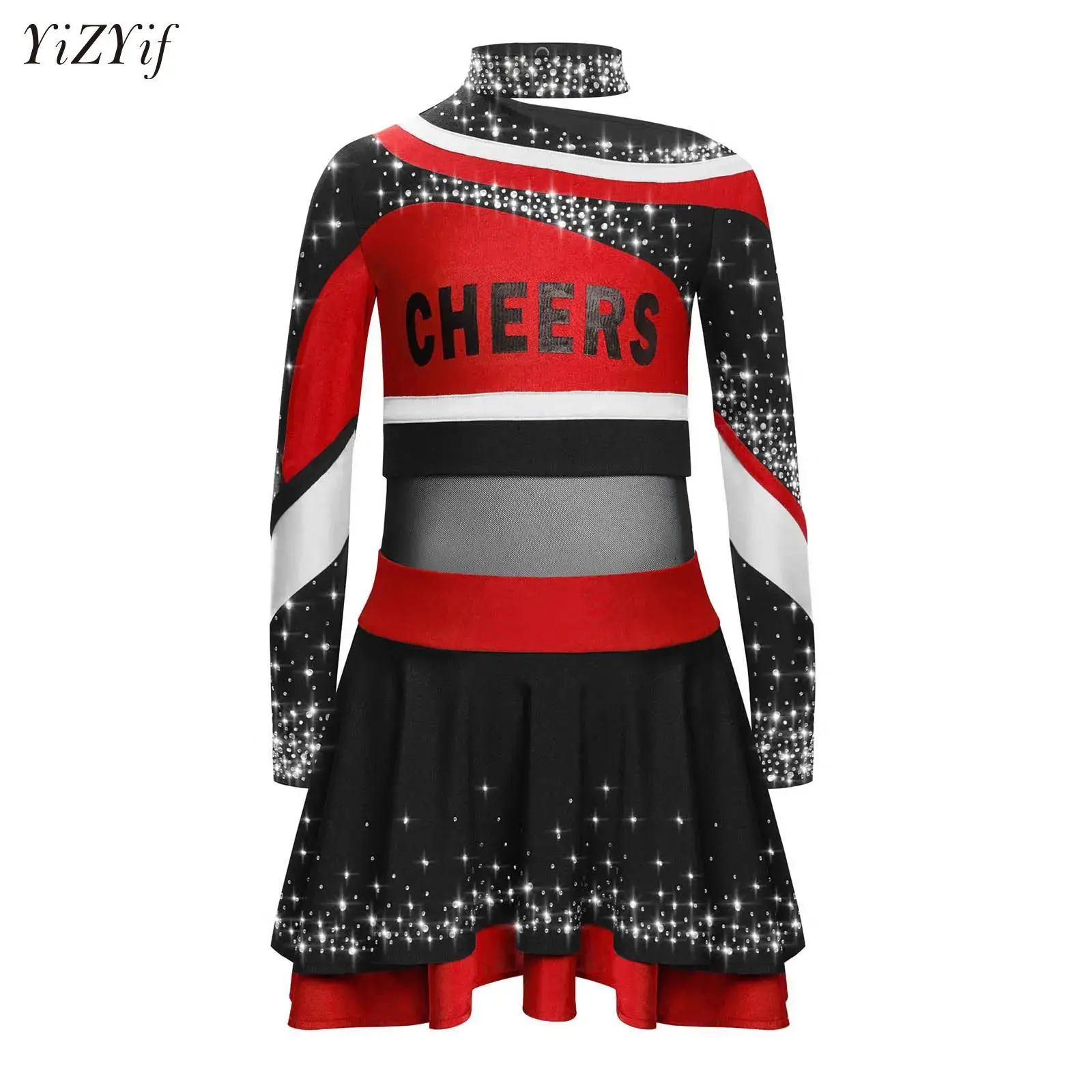Girl Cheerleader Dance Costume Outfit Set Halloween Cheerleading Fancy Dress for Birthday Party Cheer Uniform School Performance
Girl Cheerleader Dance Costume Outfit Set Halloween Cheerleading Fancy Dress for Birthday Party Cheer Uniform School Performance