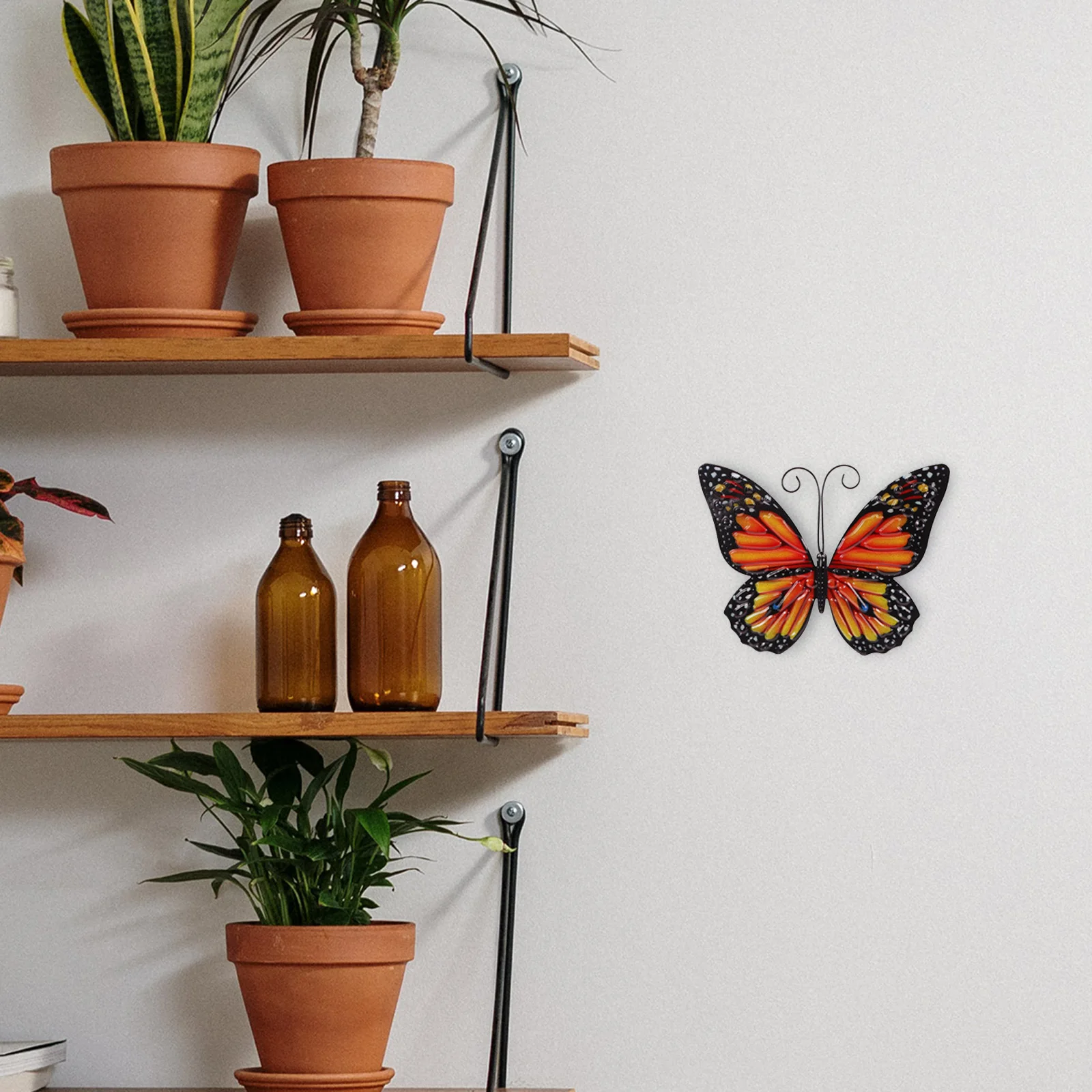 Iron Butterfly Wall Hanging Decoration Wrought Art Decor Yellow Color Garden Fence Home Ornament Scene Pendant
Iron Butterfly Wall Hanging Decoration Wrought Art Decor Yellow Color Garden Fence Home Ornament Scene Pendant