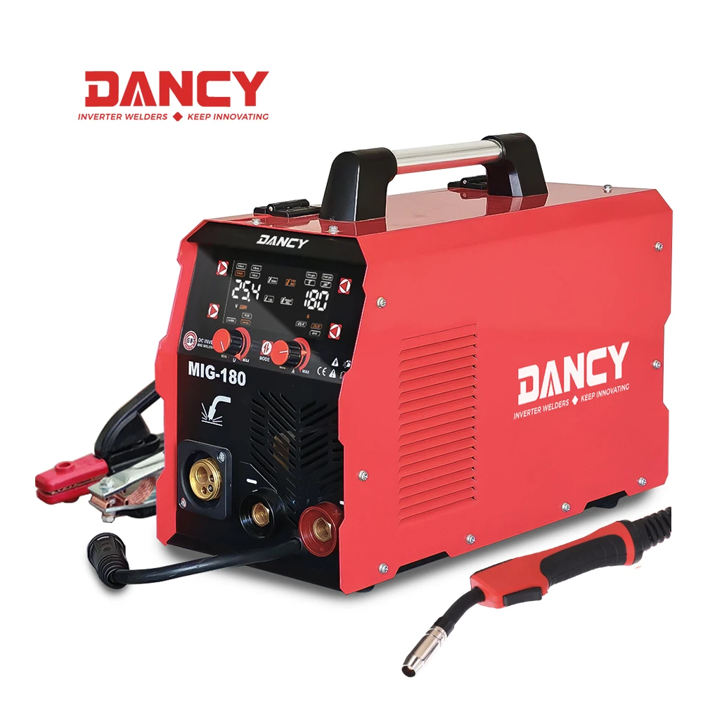 180A MIG Welders Machine 4 In 1 Gas/No Gas TIG MMA Welding Machine MIG Portable Soldadora 110V/220V Dual Voltage
180A MIG Welders Machine 4 In 1 Gas/No Gas TIG MMA Welding Machine MIG Portable Soldadora 110V/220V Dual Voltage