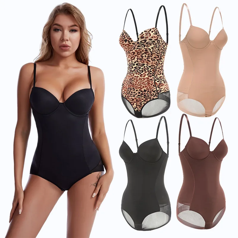 Wireless Shapewear Bodysuit Thin Postpartum Body Slimming Gathered Nylon Fabric with Buckles Four Seasons Wear Polyester 100%
Wireless Shapewear Bodysuit Thin Postpartum Body Slimming Gathered Nylon Fabric with Buckles Four Seasons Wear Polyester 100%