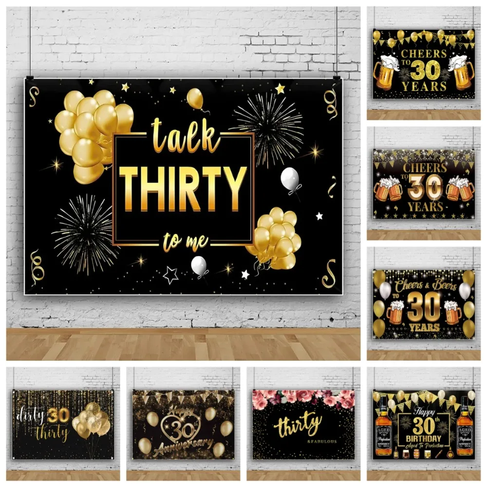 Black Gold Celebration Birthday Banner Photography Background, Adult Birthday Party Decoration Photography Studio Backdrop Cloth
Black Gold Celebration Birthday Banner Photography Background, Adult Birthday Party Decoration Photography Studio Backdrop Cloth