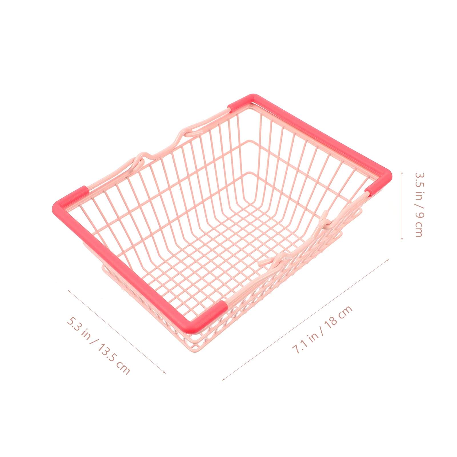 Storage Basket Pink Shopping Makeup Bin Mini Kawaii Handle Wire Farmhouse Kids Home Supermarket Toy Decorative
Storage Basket Pink Shopping Makeup Bin Mini Kawaii Handle Wire Farmhouse Kids Home Supermarket Toy Decorative