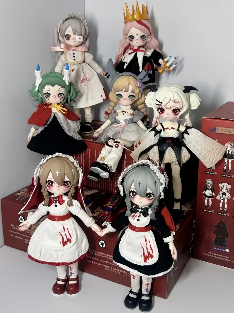 Подлинная Nyssa Weird Nightmare Series слепая коробка 1/12 Bjd подвижная шарнирная кукла фигурка орнамент Mystery Box игрушки-сюрпризы подарок
Подлинная Nyssa Weird Nightmare Series слепая коробка 1/12 Bjd подвижная шарнирная кукла фигурка орнамент Mystery Box игрушки-сюрпризы подарок