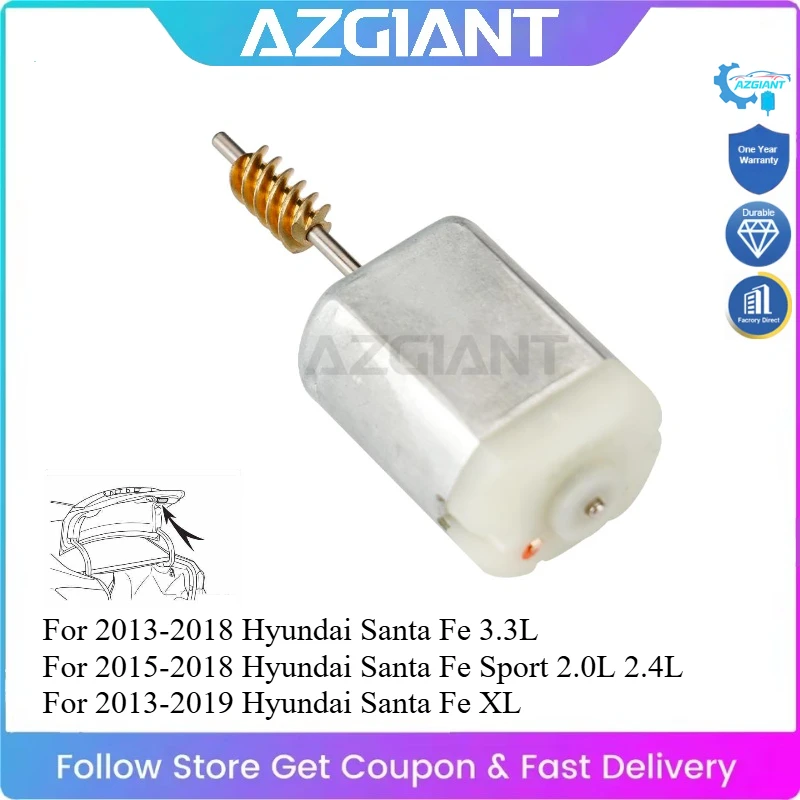 AZGIANT for Hyundai Santa Fe Car Trunk Lock Actuator Tailgate Mini Motor OME Easy to Replace DIY Save Money #812303Z000
AZGIANT for Hyundai Santa Fe Car Trunk Lock Actuator Tailgate Mini Motor OME Easy to Replace DIY Save Money #812303Z000