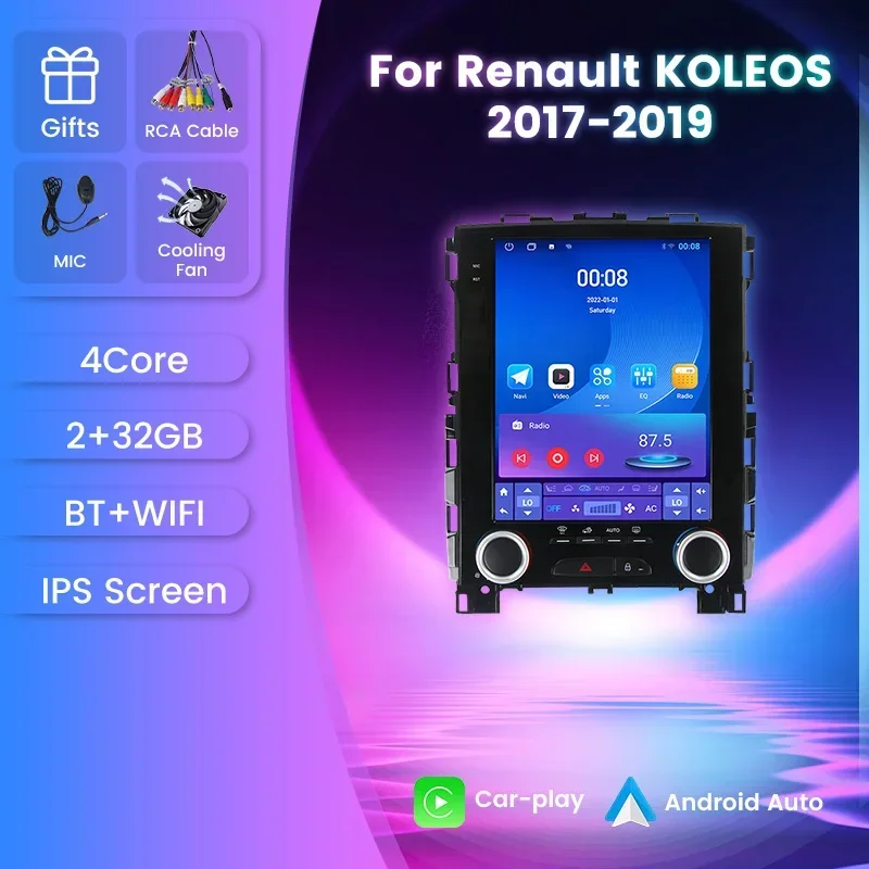 For Renault Megane 4 Samsung Koleos 2017 2018 2019 Carplay Android Car Radio Multimedia Vertical Screen Video Player Autoradio
For Renault Megane 4 Samsung Koleos 2017 2018 2019 Carplay Android Car Radio Multimedia Vertical Screen Video Player Autoradio
