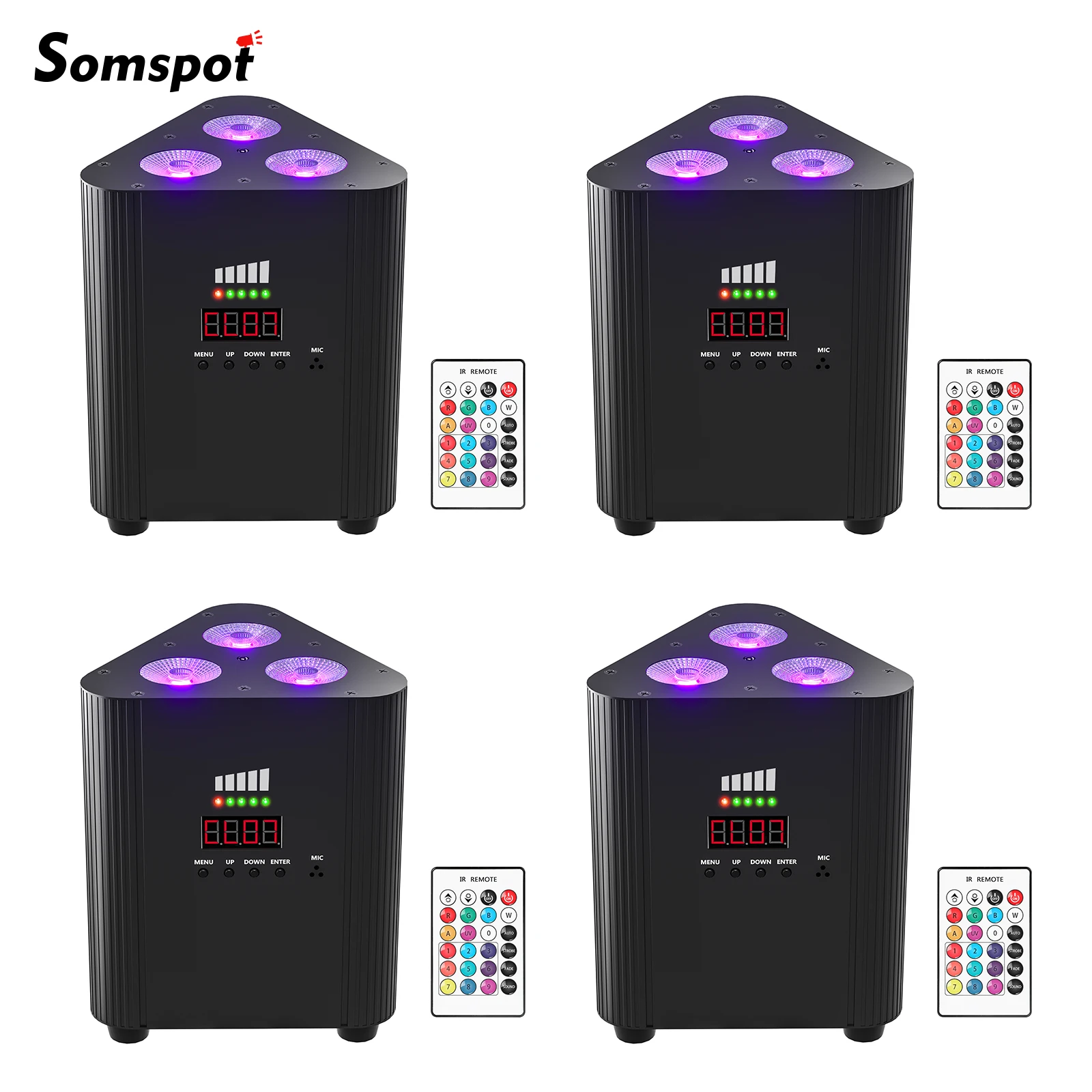 Somspot 4 шт. RGBW 4в1 светодиодное освещение аккумулятор Par Lights пульт дистанционного управления DMX сценический эффект освещения для диско-вечеринки концертный театр
Somspot 4 шт. RGBW 4в1 светодиодное освещение аккумулятор Par Lights пульт дистанционного управления DMX сценический эффект освещения для диско-вечеринки концертный театр
