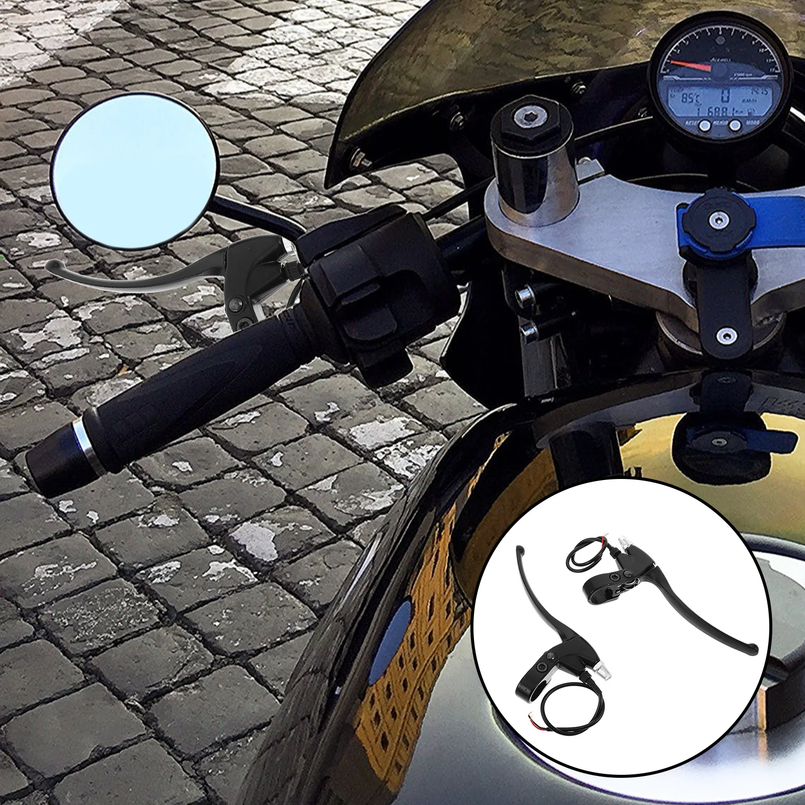 1Pair Motorcycle Brake Lever Heavy Duty Aluminum for Electric Bike Scooter Mountain Road Bike Reliable Braking Performance Easy
1Pair Motorcycle Brake Lever Heavy Duty Aluminum for Electric Bike Scooter Mountain Road Bike Reliable Braking Performance Easy