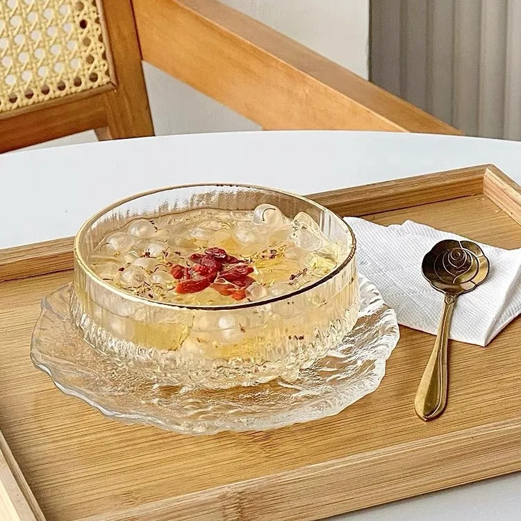 HYS High Value Dessert Bowl Glass Bowl Fruit Yogurt Crystal Bird's Nest Dish Set Delicate Breakfast Dish Salad Bowl
HYS High Value Dessert Bowl Glass Bowl Fruit Yogurt Crystal Bird's Nest Dish Set Delicate Breakfast Dish Salad Bowl