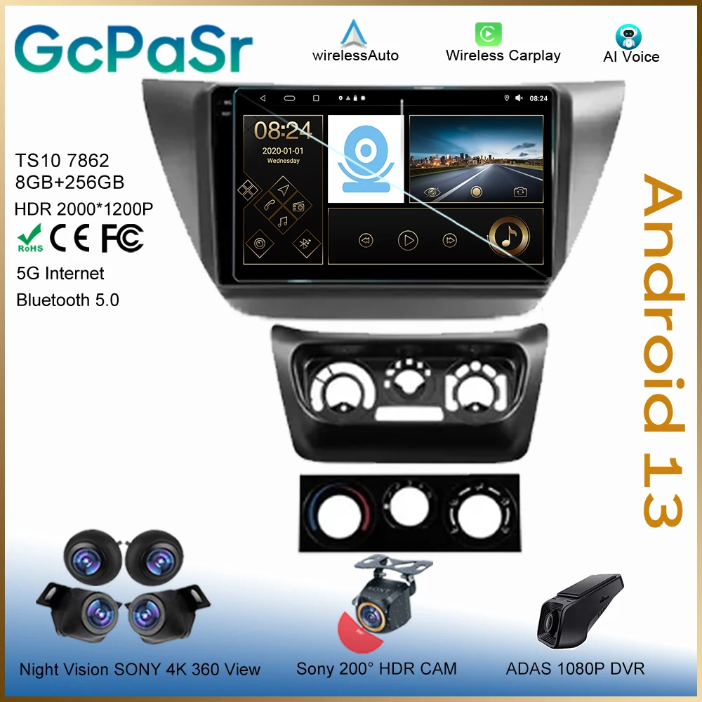 Android For Mitsubishi Lancer 9 CS 2000 - 2010 Bluetooth No 2din Monitor Dash Carplay Radio Navigation Touch Screen Auto Stereo
Android For Mitsubishi Lancer 9 CS 2000 - 2010 Bluetooth No 2din Monitor Dash Carplay Radio Navigation Touch Screen Auto Stereo