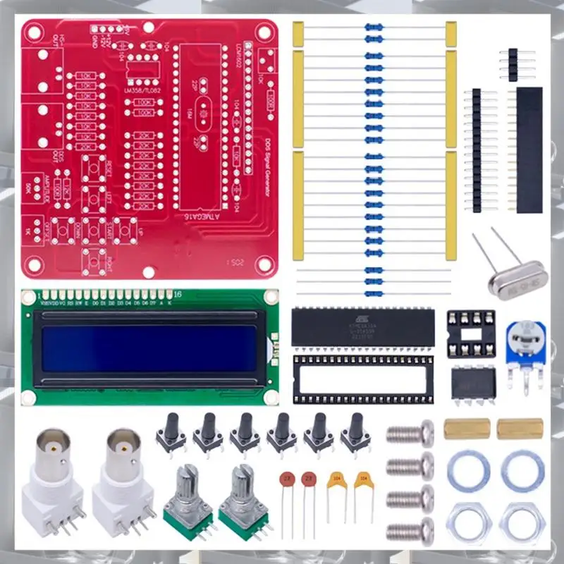 DDS Signal Generator Kit DIY 1-65535HZ Digital Function Generator With Sine Triangle Square Saw Rotating Triangle Waves
DDS Signal Generator Kit DIY 1-65535HZ Digital Function Generator With Sine Triangle Square Saw Rotating Triangle Waves