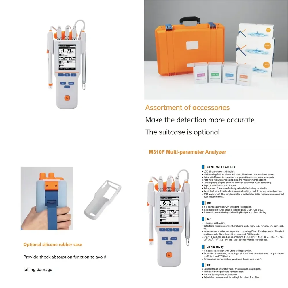 M310F Multi-parameter Laboratory Instruments Portable Multi-parameter Instrument
M310F Multi-parameter Laboratory Instruments Portable Multi-parameter Instrument