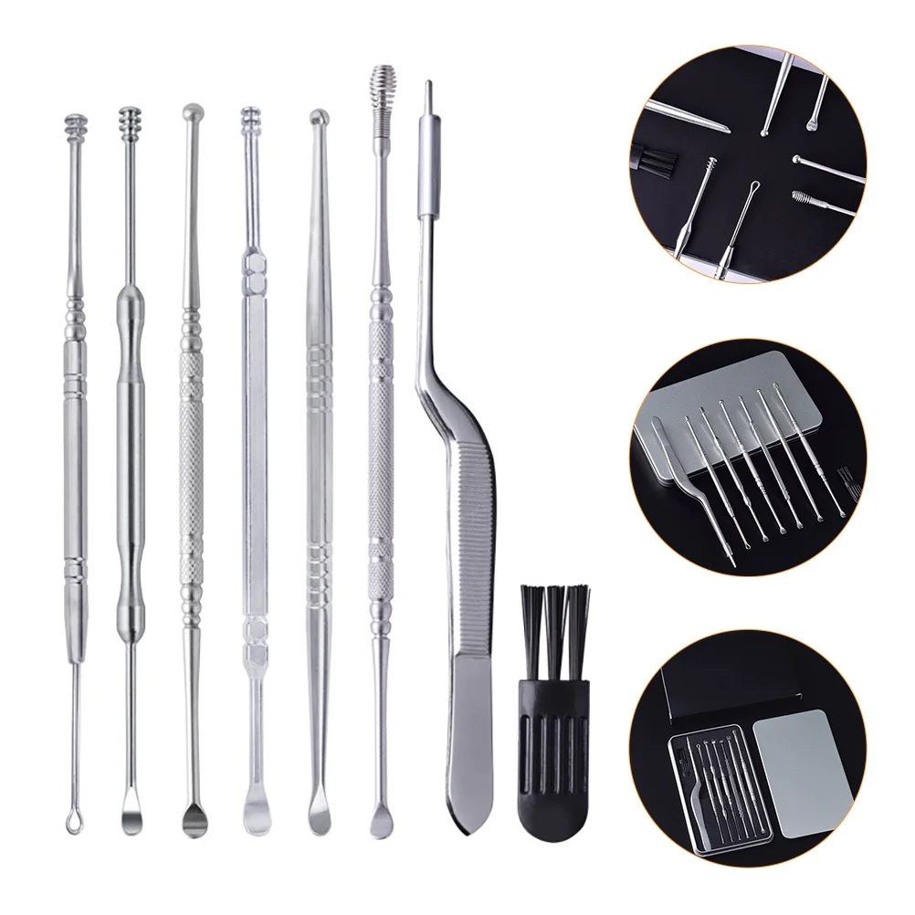1 Set Wax Removal Tools Spoon Set Stainless Steel Ear Cleaner Kit Portable Travel Ear Scoop Picker With Different Shapes Safe
1 Set Wax Removal Tools Spoon Set Stainless Steel Ear Cleaner Kit Portable Travel Ear Scoop Picker With Different Shapes Safe