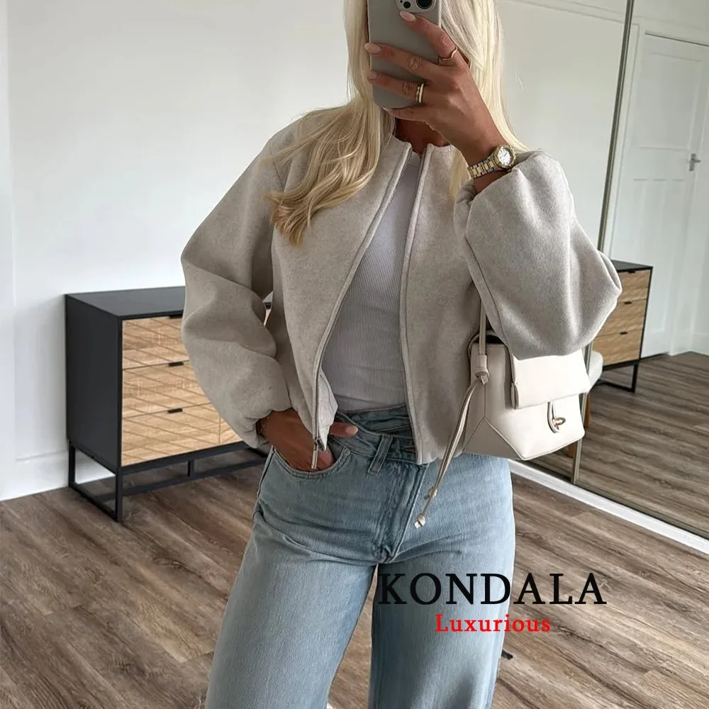 Casual Fleece Zipper Bomber Jackets Top O Neck Long Sleeve Ealstic Outwears Fashion 2025 Autumn Winter Streetwear Outwear
Casual Fleece Zipper Bomber Jackets Top O Neck Long Sleeve Ealstic Outwears Fashion 2025 Autumn Winter Streetwear Outwear