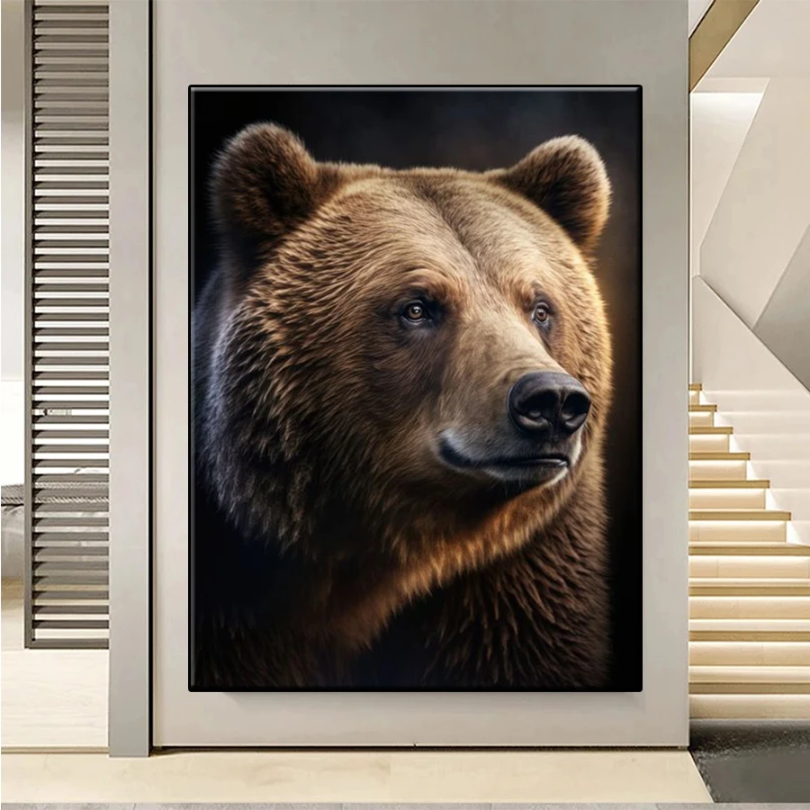 5D Round Diamond Embroidery Picture Animal Bear Portrait Art Diamond Painting Full Square Mosaic Cross Stitch Handmade Gift
5D Round Diamond Embroidery Picture Animal Bear Portrait Art Diamond Painting Full Square Mosaic Cross Stitch Handmade Gift