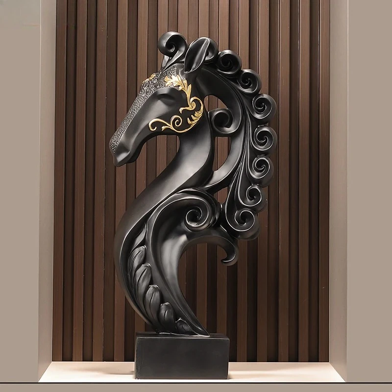 Art horse ornament large living room niche office success ornament high sense
Art horse ornament large living room niche office success ornament high sense