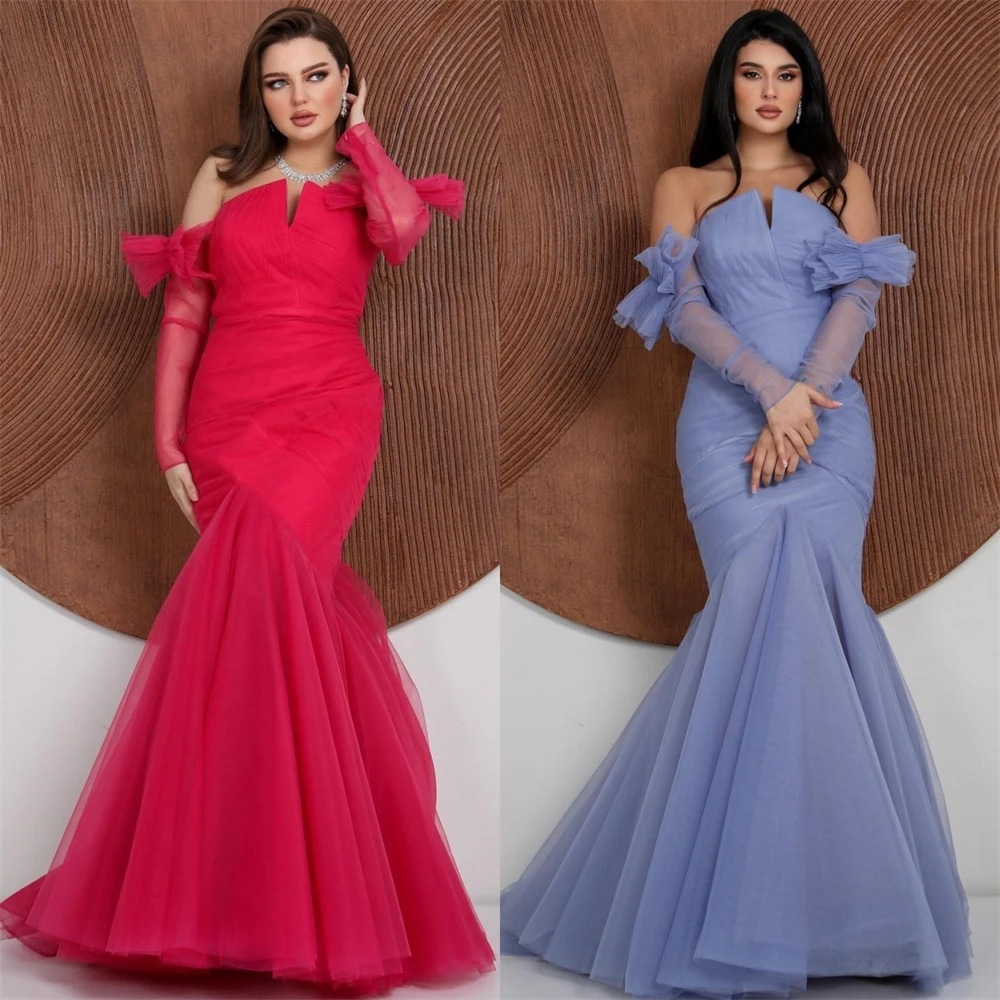 Customized Exquisite Retro Off-the-shoulder Mermaid Formal Ocassion Gown Evening Fold Chiffon es
Customized Exquisite Retro Off-the-shoulder Mermaid Formal Ocassion Gown Evening Fold Chiffon es