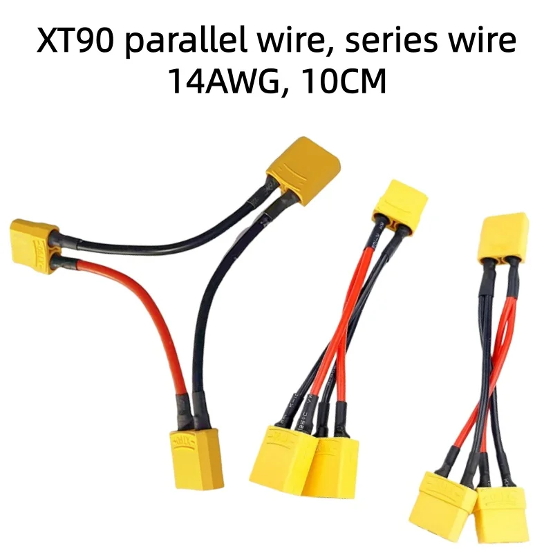 High Quality 14AWG XT90 Parallel Series Cable 10CM Female to Male for RC Car Drone Battery Charger drones
High Quality 14AWG XT90 Parallel Series Cable 10CM Female to Male for RC Car Drone Battery Charger drones