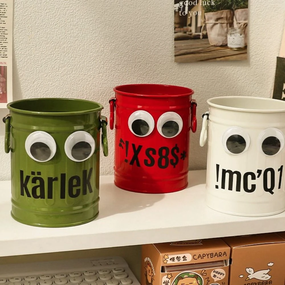Durable Aesthetic Big Eyes Pen Holder Large-capacity Kawaii Iron Pencil Holder Cute Funny Storage Bucket Makeup Brush
Durable Aesthetic Big Eyes Pen Holder Large-capacity Kawaii Iron Pencil Holder Cute Funny Storage Bucket Makeup Brush