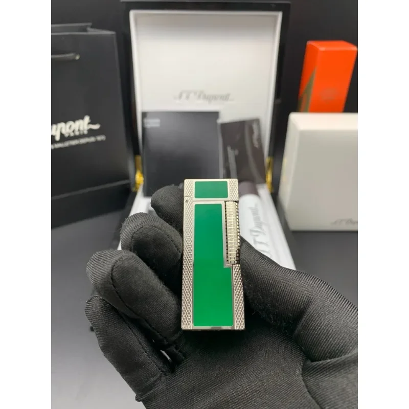 Lighter Metal Butane Torch High-Flame Lighter Windproof Smoking Accessories Dunhlil Green Silver Luxury High-end Gifts for Men
Lighter Metal Butane Torch High-Flame Lighter Windproof Smoking Accessories Dunhlil Green Silver Luxury High-end Gifts for Men