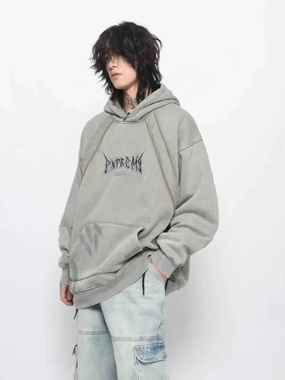 Тяжелая уличная одежда с вышивкой и капюшоном-карго в стиле пэчворк, мужская куртка с капюшоном на флисовой подкладке, стильный дизайн, топ
Тяжелая уличная одежда с вышивкой и капюшоном-карго в стиле пэчворк, мужская куртка с капюшоном на флисовой подкладке, стильный дизайн, топ