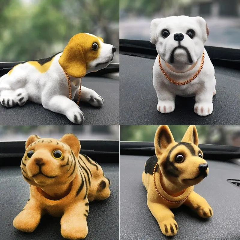 Nodding dog shaking his head tiger doll resin simulation dog toy dashboard decoration car ornaments cute girl car accessories
Nodding dog shaking his head tiger doll resin simulation dog toy dashboard decoration car ornaments cute girl car accessories