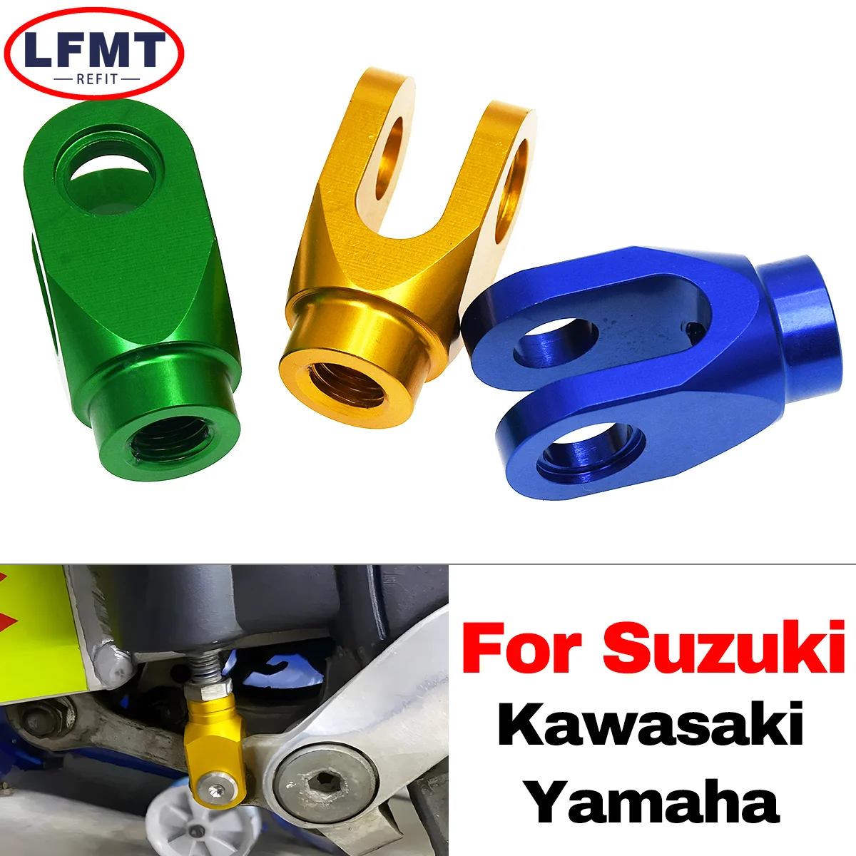 Motorcycle CNC Rear Brake Clevis For Yamaha YZ125 250 250F 450F For Honda CR125/250R CRF125 250F/R/X/L/RX For Kawasaki KX KLX
Motorcycle CNC Rear Brake Clevis For Yamaha YZ125 250 250F 450F For Honda CR125/250R CRF125 250F/R/X/L/RX For Kawasaki KX KLX