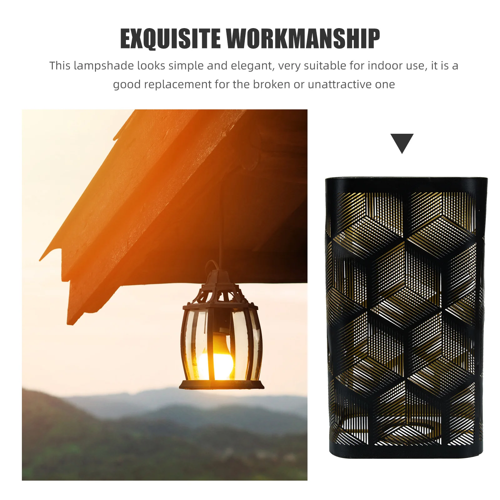 Unique Metal Lampshade Pendant Light Cover Easy Install Elegant Design for Indoor Use Home Decoration Small Lampshade
Unique Metal Lampshade Pendant Light Cover Easy Install Elegant Design for Indoor Use Home Decoration Small Lampshade