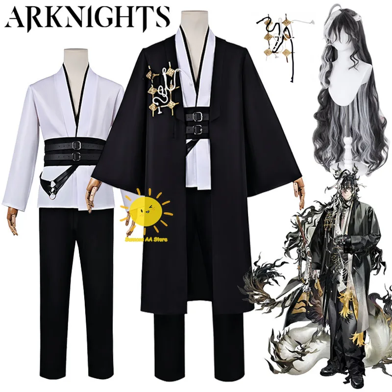Game Arknights Cosplay Wang Cosplay Costume Tops Pants Coat Waistband Accessories Wang Suit Wig Halloween Carnival Cos Adult Men
Game Arknights Cosplay Wang Cosplay Costume Tops Pants Coat Waistband Accessories Wang Suit Wig Halloween Carnival Cos Adult Men