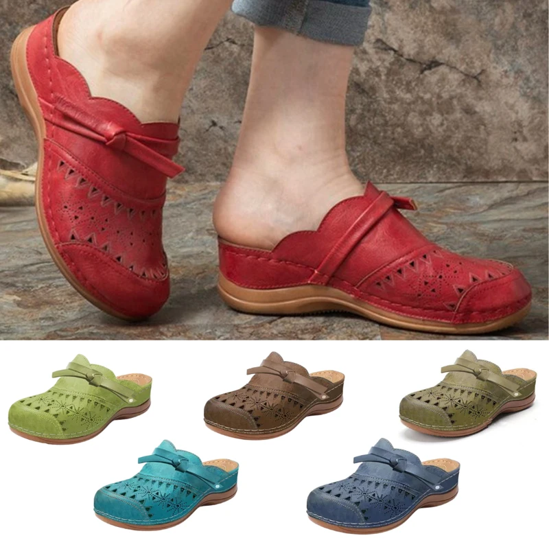 Women Summer Orthopedic Hollow Carved Walking Sandals Slip-On Shoes Soft Suede Leather For Outdoor Travel Shopping For Beach
Women Summer Orthopedic Hollow Carved Walking Sandals Slip-On Shoes Soft Suede Leather For Outdoor Travel Shopping For Beach