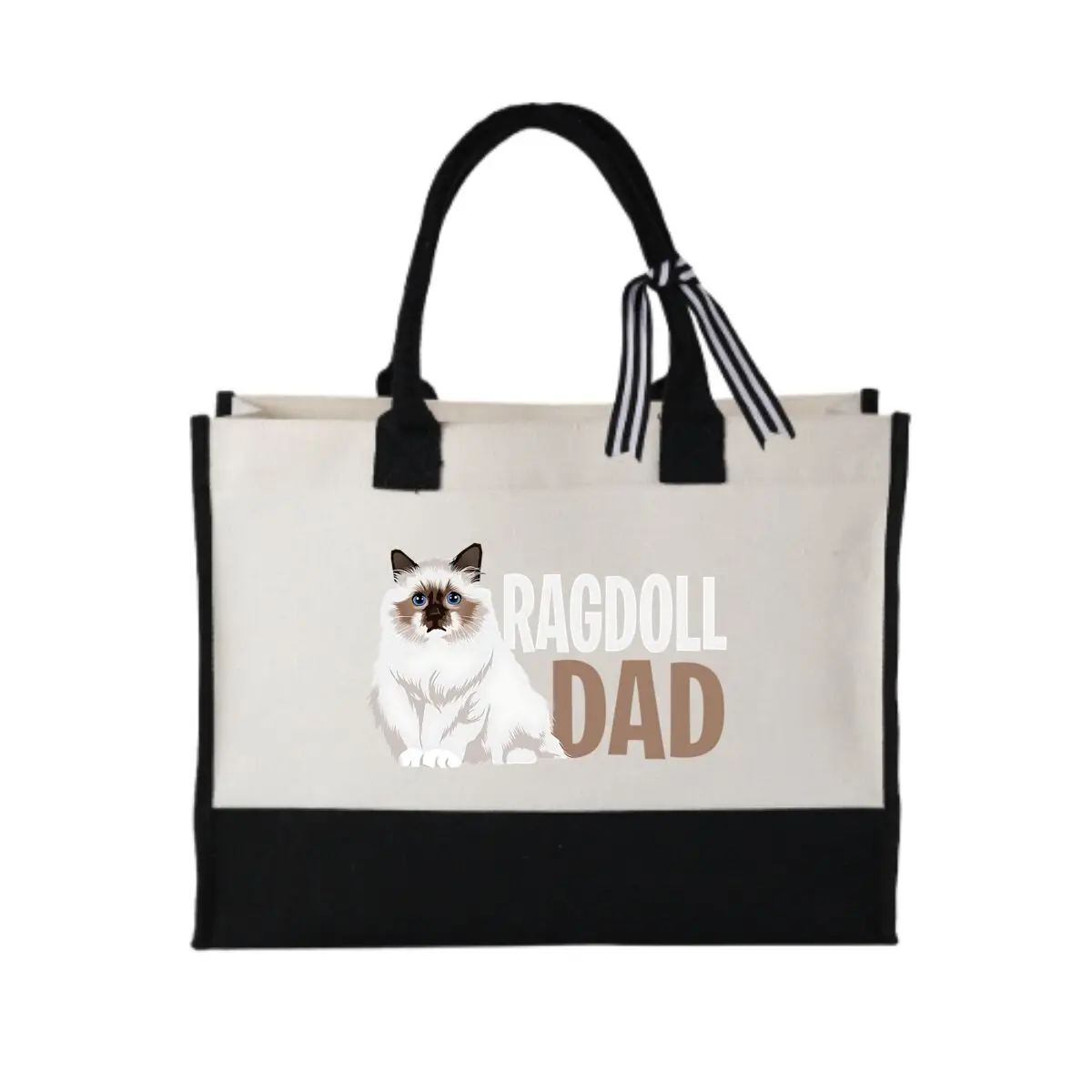 Классическая лоскутная холщовая многоразовая сумка Cat Dad Shines Love для подарочной упаковки
Классическая лоскутная холщовая многоразовая сумка Cat Dad Shines Love для подарочной упаковки