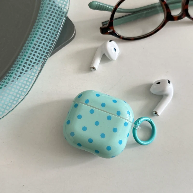 Simple Blue and Green Polka Dot Earphone Case Compatible with Appleairpods3/4Personalized Anti-dropPRO2/PRO3All Inclusive
Simple Blue and Green Polka Dot Earphone Case Compatible with Appleairpods3/4Personalized Anti-dropPRO2/PRO3All Inclusive