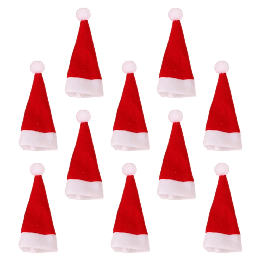 10 Pcs Mini Santa Hat Lollipops Festive Decoration Candy Decorative Small Cover Cap Non-woven Fabric
10 Pcs Mini Santa Hat Lollipops Festive Decoration Candy Decorative Small Cover Cap Non-woven Fabric