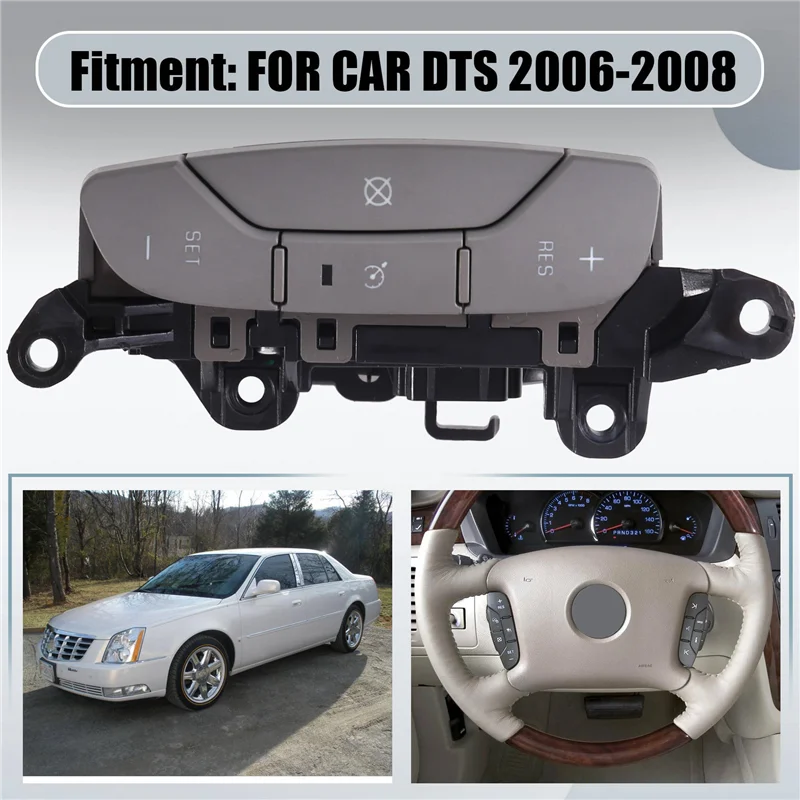 A96E-Car Accessorie Steering Wheel Cruise Control Switch Button 15774610 Fit For 2006 - 2008 Cadillac DTS
A96E-Car Accessorie Steering Wheel Cruise Control Switch Button 15774610 Fit For 2006 - 2008 Cadillac DTS