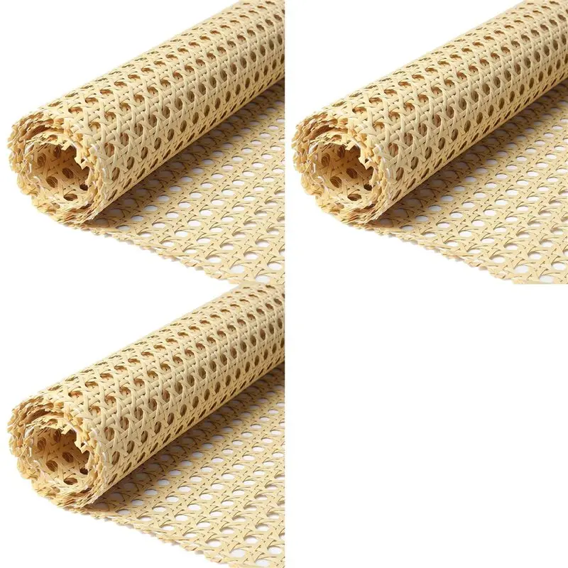 【THANKSGIVING DAY】3X Rattan Webbing Roll, 17.5X40 Inch Woven Open Rattan Mesh PE Cane Webbing For DIY Home Decor Projects
【THANKSGIVING DAY】3X Rattan Webbing Roll, 17.5X40 Inch Woven Open Rattan Mesh PE Cane Webbing For DIY Home Decor Projects