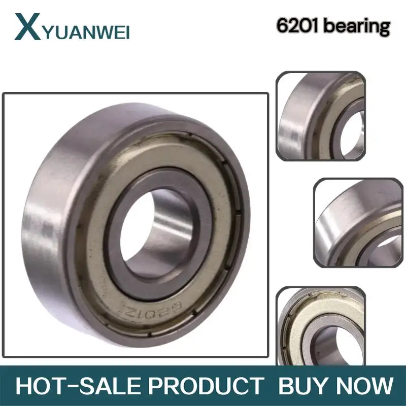 6201 Bearing 12x32x10mm for E-Bike Scooter Hub Motor Wheel Front/Rear 6201-2RS Sealed Chrome Steel High Load Smooth Running
6201 Bearing 12x32x10mm for E-Bike Scooter Hub Motor Wheel Front/Rear 6201-2RS Sealed Chrome Steel High Load Smooth Running