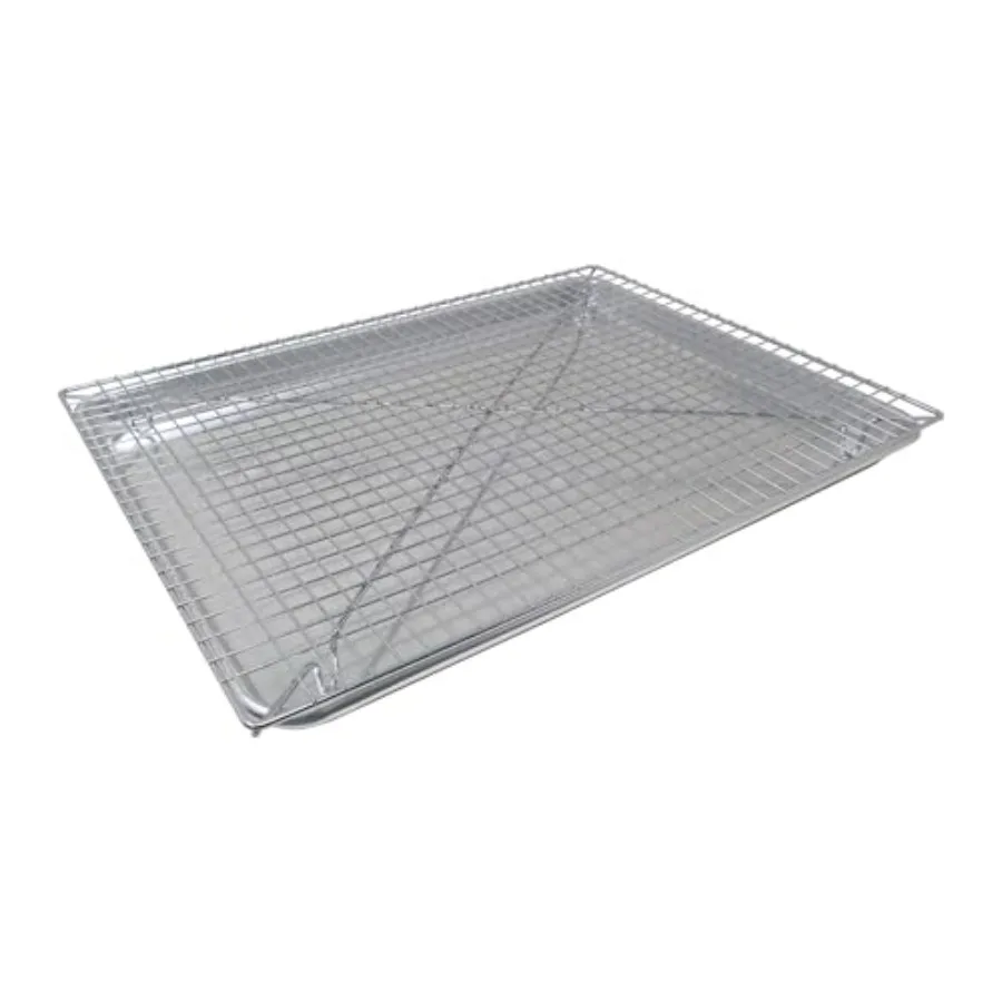 Набор вяленых сковородок и стоек размером 18 x 13 дюймов, готовить и изготовленный вяленый, стойка из нержавеющей стали и сковорода из хромированного алюминия для выпечки и холода.
Набор вяленых сковородок и стоек размером 18 x 13 дюймов, готовить и изготовленный вяленый, стойка из нержавеющей стали и сковорода из хромированного алюминия для выпечки и холода.