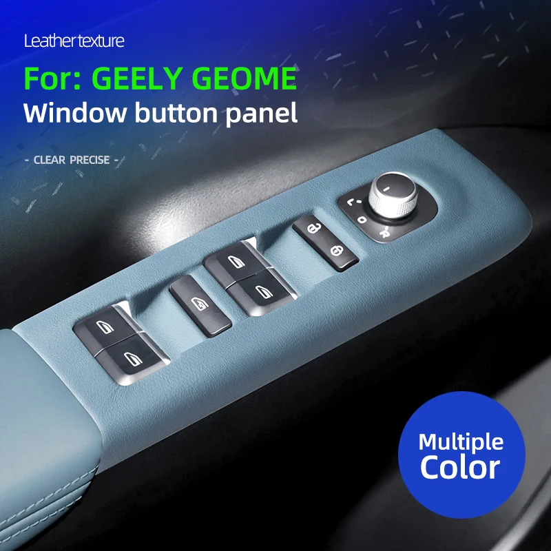 Car interior accessories suitable Geely GEOME leather window switch panel anti-scratch protective cover frame decorative parts
Car interior accessories suitable Geely GEOME leather window switch panel anti-scratch protective cover frame decorative parts