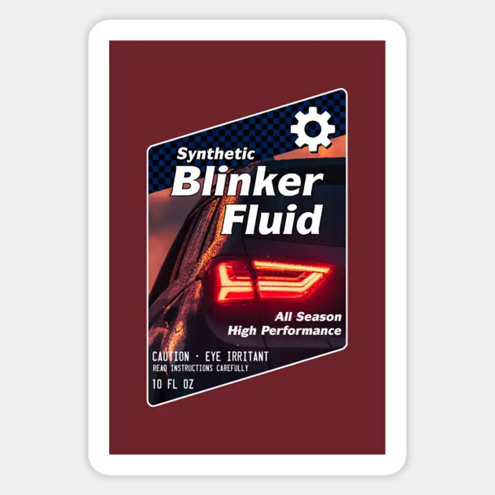 Наклейка Blinker Fluid для ноутбука, декор для спальни, автомобиля, милый мультяшный модный чемодан для общественных мест
Наклейка Blinker Fluid для ноутбука, декор для спальни, автомобиля, милый мультяшный модный чемодан для общественных мест