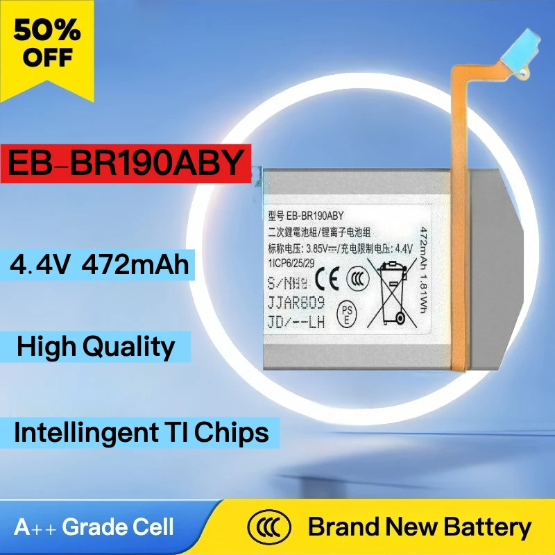 Replacement Battery EB-BR190ABY EB-BR190ABU For Samsung Galaxy Buds Pro SM-R190 EP-QR190 EP-QR190 Earphone Compartment Battery
Replacement Battery EB-BR190ABY EB-BR190ABU For Samsung Galaxy Buds Pro SM-R190 EP-QR190 EP-QR190 Earphone Compartment Battery