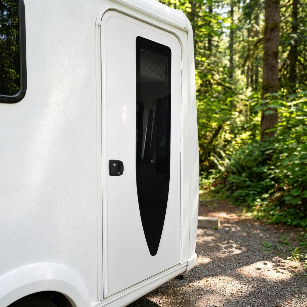 Insulated Aluminum Alloy Winter RV Door Kit With Thermal Curtain Prevents Condensation & Heat Loss For Cold Weather Camping
Insulated Aluminum Alloy Winter RV Door Kit With Thermal Curtain Prevents Condensation & Heat Loss For Cold Weather Camping