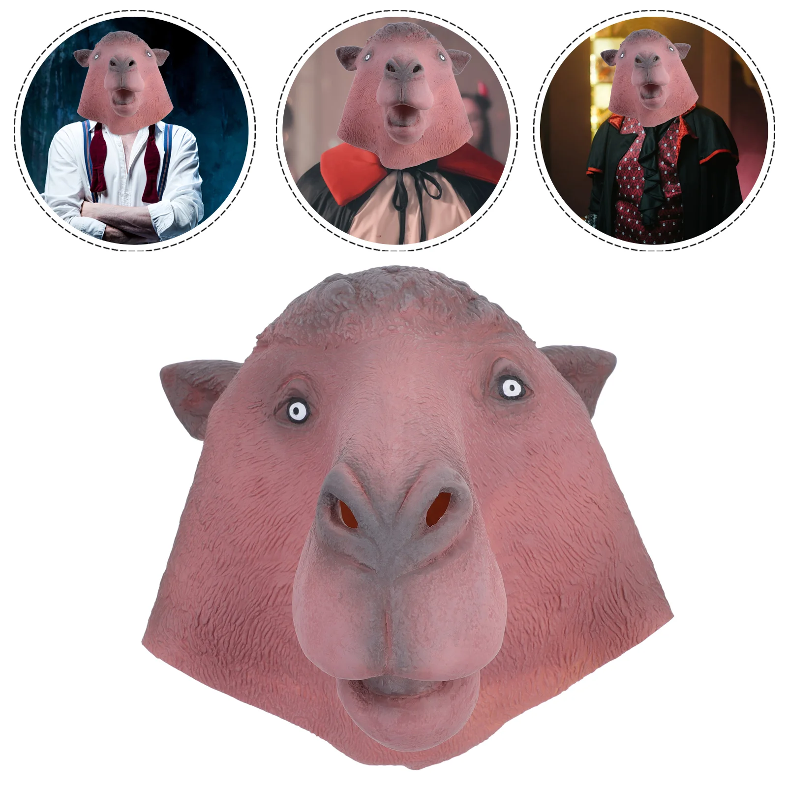 Camel Mask Halloween Costume Accessory Animal Shape Masquerade Party Prop Adorable Cosplay Role Play SpookyDress Up for Adults
Camel Mask Halloween Costume Accessory Animal Shape Masquerade Party Prop Adorable Cosplay Role Play SpookyDress Up for Adults