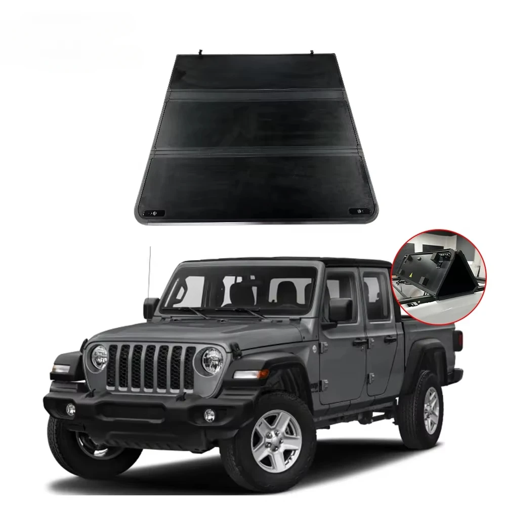 Truck Tri-Fold Hard Folding Tonneau Cover for Gladiator JT 2016+ Tri Fold Tonneau Cover Pickup Aut
Truck Tri-Fold Hard Folding Tonneau Cover for Gladiator JT 2016+ Tri Fold Tonneau Cover Pickup Aut