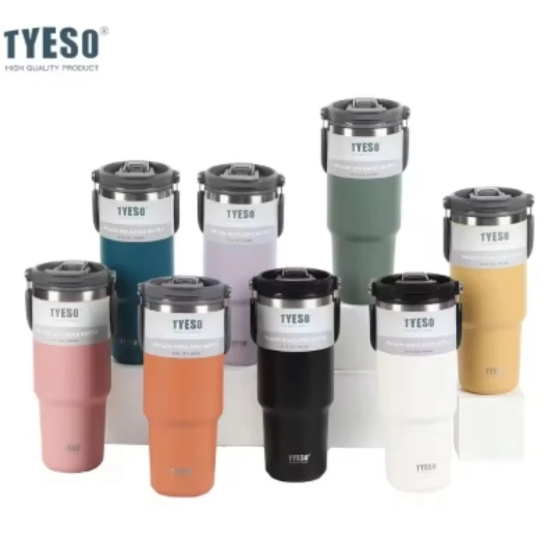 Tyeso Stainless Steel Coffee Cup Cold And Hot Double-layer Insulated Cup Tumbler Thermo Water Bottle Car Travel Mug Vacuum Flask
Tyeso Stainless Steel Coffee Cup Cold And Hot Double-layer Insulated Cup Tumbler Thermo Water Bottle Car Travel Mug Vacuum Flask