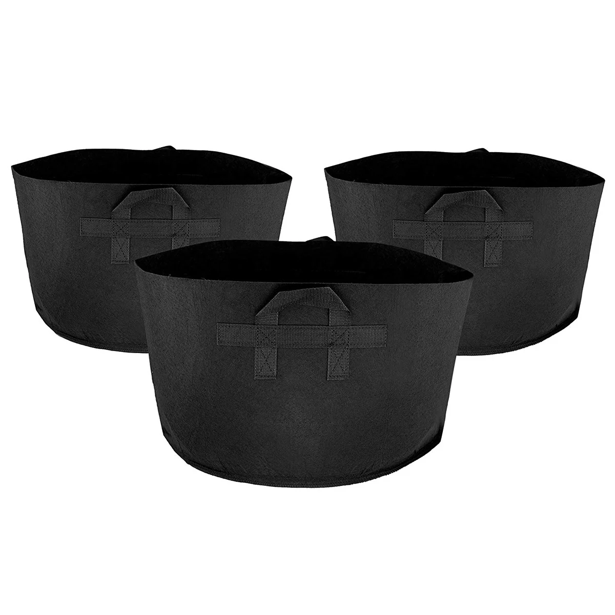 20 Gallon Grow Bags Sturdy Strap Handles Soft Permeable Breathable Non-Woven Black Fabric
20 Gallon Grow Bags Sturdy Strap Handles Soft Permeable Breathable Non-Woven Black Fabric