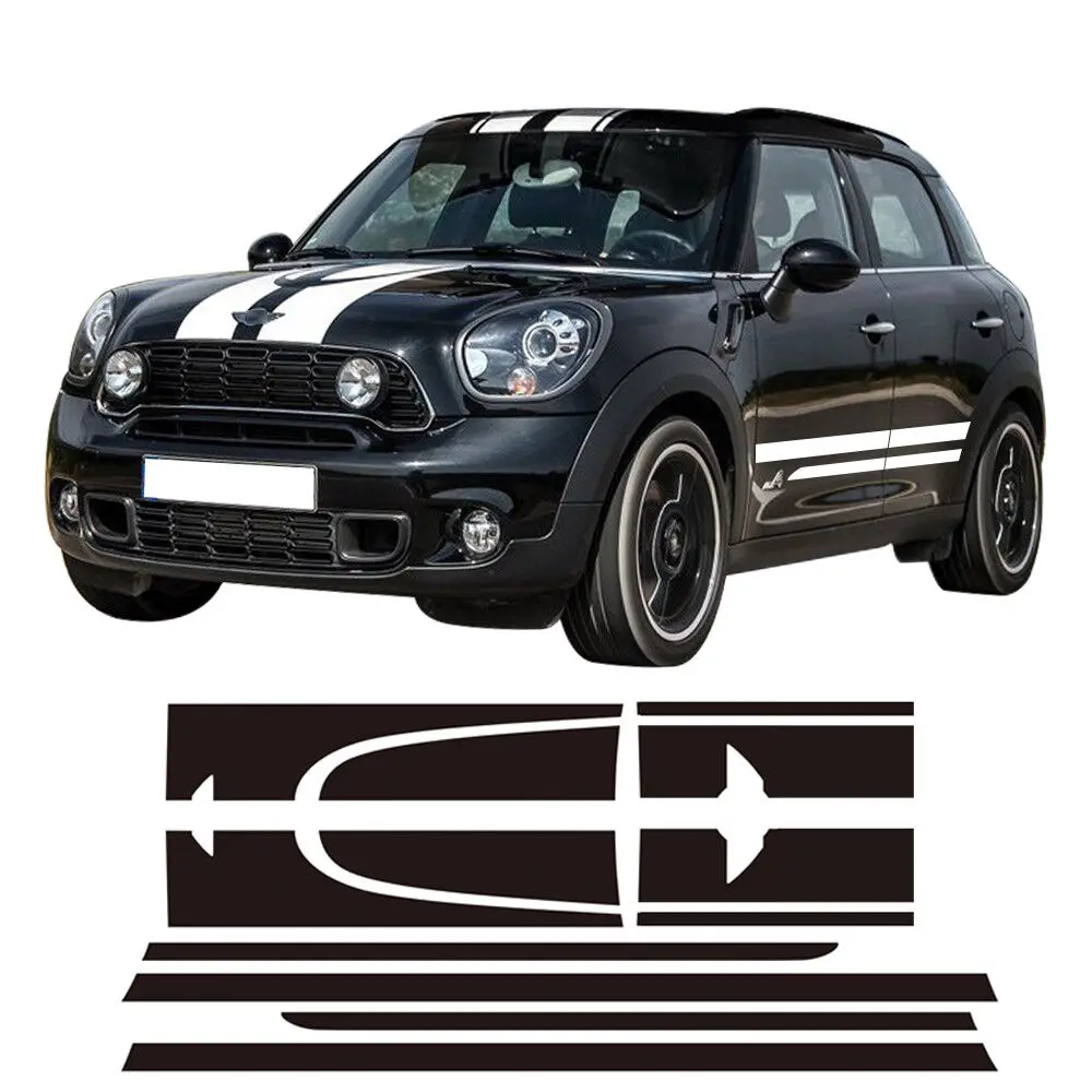 Stripe Kit Decal Sticker For Mini Countryman Cooper S R60 Hood Side Trunk JCW John Cooper Works Decals
Stripe Kit Decal Sticker For Mini Countryman Cooper S R60 Hood Side Trunk JCW John Cooper Works Decals