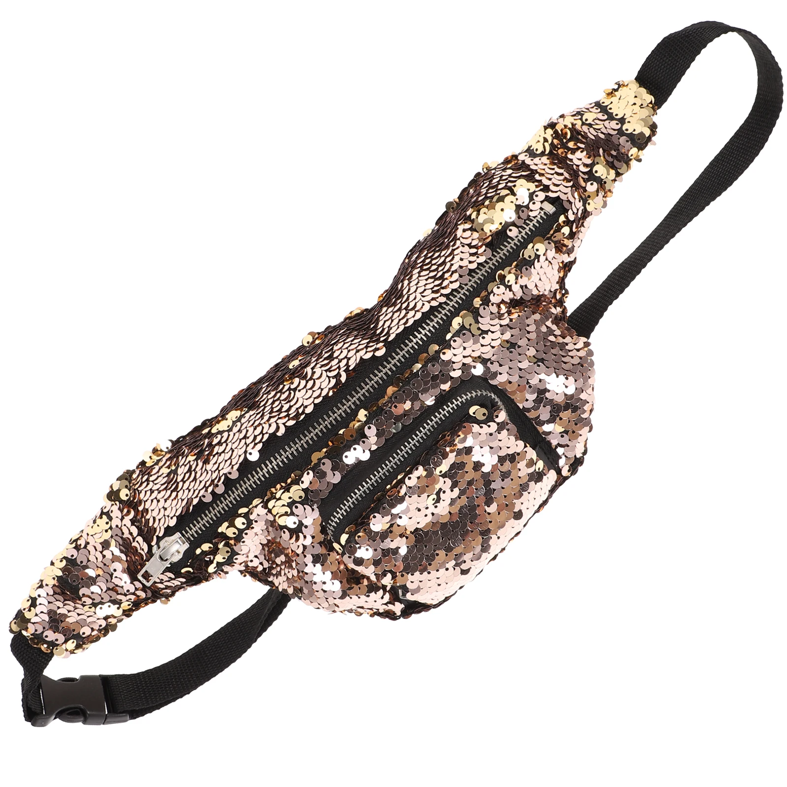 Women Waist Bag Sequin Fanny Pack Adjustable Band Durable Texture Smooth Zipper Storage Phone Wallet Cosmetics Gift
Women Waist Bag Sequin Fanny Pack Adjustable Band Durable Texture Smooth Zipper Storage Phone Wallet Cosmetics Gift