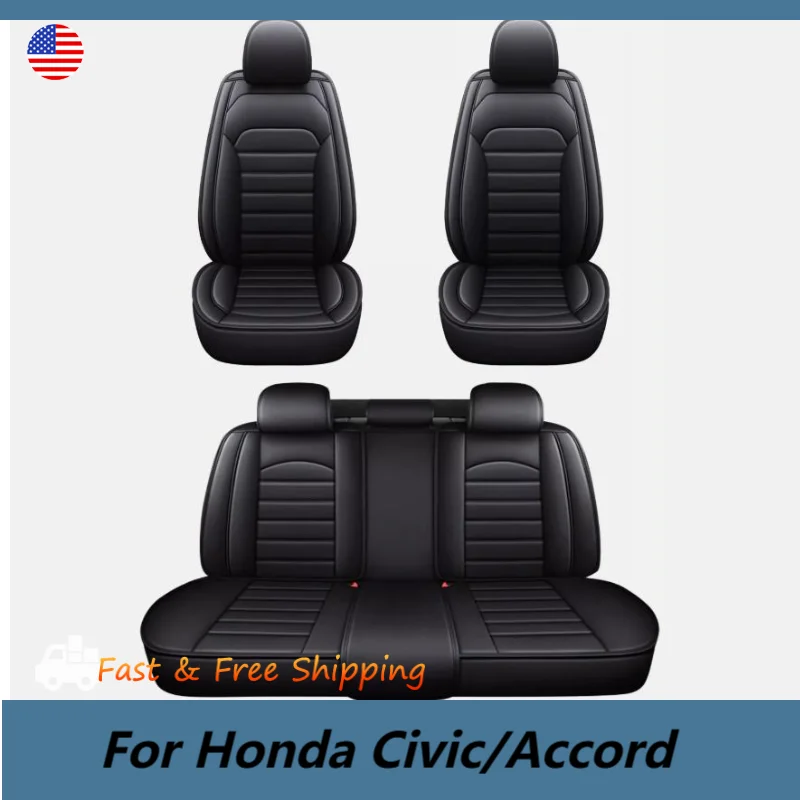 Car Seat Cover For Honda Civic/Accord Universal Pu Leather Car Seat Cover Full Coverage 2/5 Seats Front&Rear Car Seat Cover
Car Seat Cover For Honda Civic/Accord Universal Pu Leather Car Seat Cover Full Coverage 2/5 Seats Front&Rear Car Seat Cover