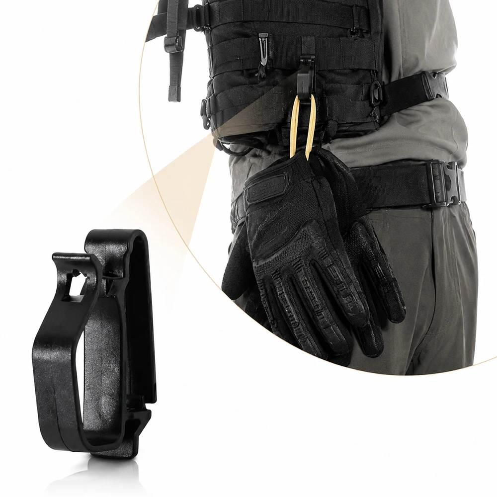 Tactical MOLLE Locking Buckle Multi-functional Utility Hanging Clip Durable Quick Release Hanger for Hunting Paintball Shooting
Tactical MOLLE Locking Buckle Multi-functional Utility Hanging Clip Durable Quick Release Hanger for Hunting Paintball Shooting